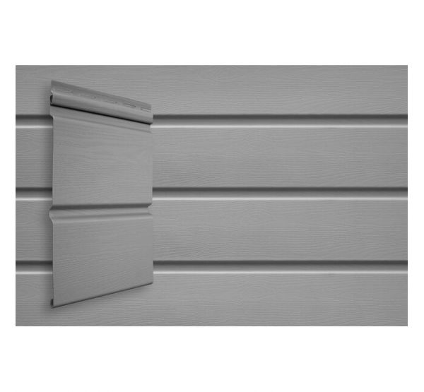 Виниловый сайдинг Double-Брус - Серый от производителя Grand Line по цене 459 р Виниловый сайдинг Double-Брус - Серый от производителя Grand Line по цене 459 р