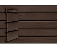 Виниловый сайдинг Архитектурный планкен Acryl Тёмный Дуб Виниловый сайдинг Архитектурный планкен Acryl Тёмный Дуб