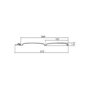 Виниловый сайдинг Tundra Блокхаус - Ясень от производителя  Grand Line по цене 540 р