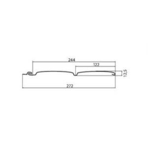 Виниловый сайдинг Tundra Блокхаус - Клен от производителя  Grand Line по цене 540 р