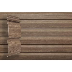 Виниловый сайдинг Tundra Корабельная доска 3.00м - Кедр от производителя  Grand Line по цене 446 р