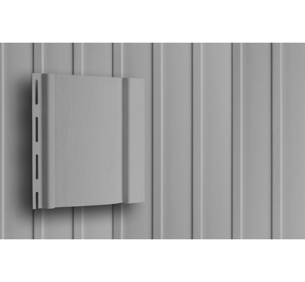 Виниловый вертикальный сайдинг Standart - Серый от производителя Grand Line по цене 260 р Виниловый вертикальный сайдинг Standart - Серый от производителя Grand Line по цене 260 р