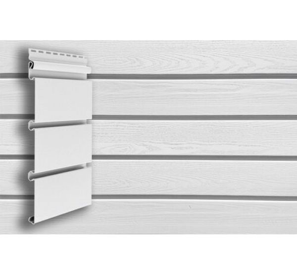 Виниловый сайдинг Архитектурный планкен Standart Белый от производителя Grand Line по цене 394 р Виниловый сайдинг Архитектурный планкен Standart Белый от производителя Grand Line по цене 394 р