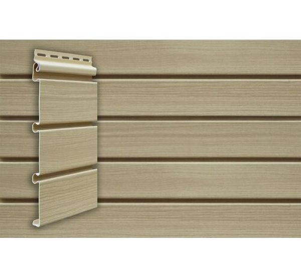 Виниловый сайдинг Архитектурный планкен Тундра Ясень от производителя  Grand Line по цене 656 р