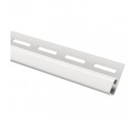 Финишная планка (завершающая полоса) белая для сайдинга Финишная планка (завершающая полоса) белая для сайдинга