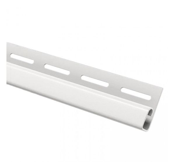 Финишная планка (завершающая полоса) белая для сайдинга от производителя Россия по цене 210 р Финишная планка (завершающая полоса) белая для сайдинга от производителя Россия по цене 210 р