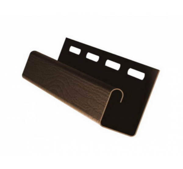 J-профиль (J-trim) коричневый для винилового сайдинга от производителя Россия по цене 260 р J-профиль (J-trim) коричневый для винилового сайдинга от производителя Россия по цене 260 р