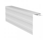 Приоконная планка (околооконный профиль) белый для сайдинга Приоконная планка (околооконный профиль) белый для сайдинга