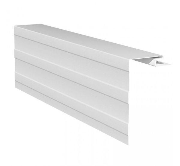Приоконная планка (околооконный профиль) белый для сайдинга от производителя Россия по цене 610 р Приоконная планка (околооконный профиль) белый для сайдинга от производителя Россия по цене 610 р