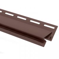 Внутренний угол коричневый для винилового сайдинга