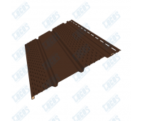 Софит тройной с перфорацией по бокам Тёмный каштан Софит тройной с перфорацией по бокам Тёмный каштан