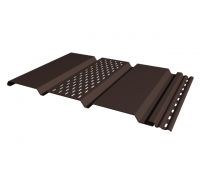 Софит тройной с частичной перфорацией посередине Тёмный каштан Софит тройной с частичной перфорацией посередине Тёмный каштан