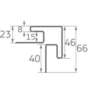 Угол наружный 3000 мм,Logistic Кремовый от производителя Vinyl-On по цене 434 р Угол наружный 3000 мм,Logistic Кремовый от производителя Vinyl-On по цене 434 р