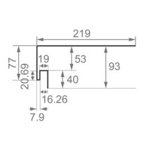 Околооконный профиль 3050 мм Белый от производителя Vinyl-On по цене 574 р Околооконный профиль 3050 мм Белый от производителя Vinyl-On по цене 574 р