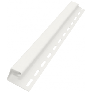 J-профиль 3050 мм Белый от производителя Vinyl-On по цене 270 р J-профиль 3050 мм Белый от производителя Vinyl-On по цене 270 р