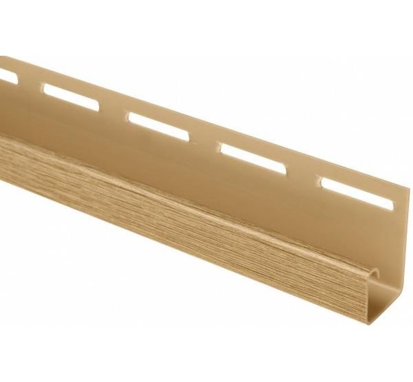 J-профиль Люкс Крашенный, К-15, ВН, Каштан от производителя  Альта-профиль по цене 521 р