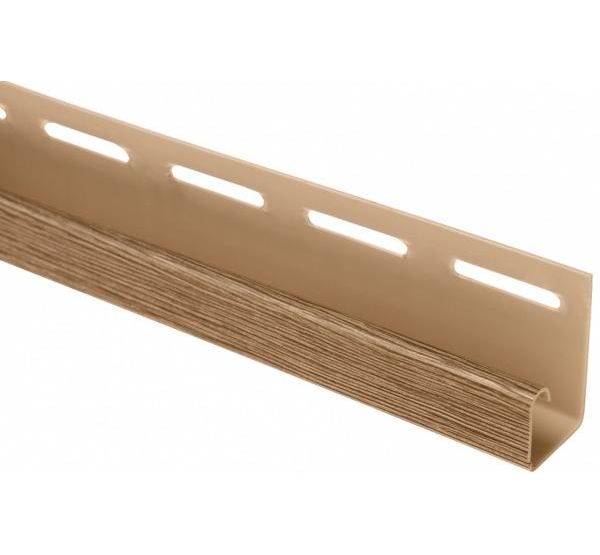 J-профиль Люкс Крашенный, К-15, ВН, Орех от производителя  Альта-профиль по цене 521 р