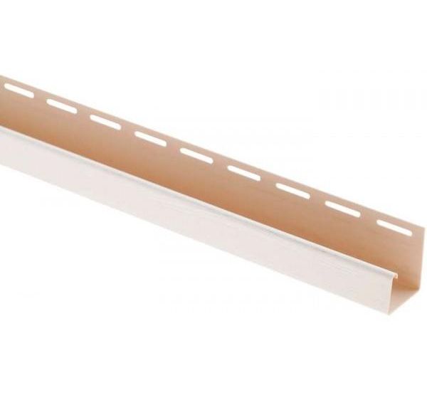 J-профиль Люкс Крашенный, T-15, ВН, Белый от производителя  Альта-профиль по цене 409 р