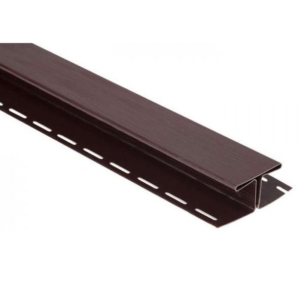 Н-профиль Люкс Крашенный, T-18, ВН, Коричневый от производителя  Альта-профиль по цене 992 р