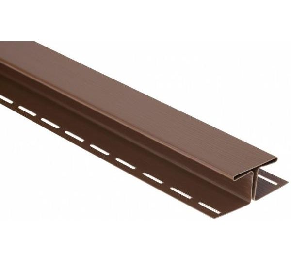 Н-профиль Люкс Крашенный, T-18, ВН, Тёмный Орех от производителя  Альта-профиль по цене 992 р