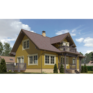 Виниловый сайдинг - серия LUX Блок-Хаус D4,7T,( под бревно) Миндаль от производителя Docke по цене 525 р Виниловый сайдинг - серия LUX Блок-Хаус D4,7T,( под бревно) Миндаль от производителя Docke по цене 525 р