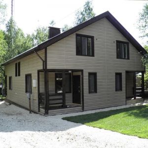 Виниловый сайдинг - серия LUX Блок-Хаус D4,7T,( под бревно) Орех от производителя Docke по цене 525 р Виниловый сайдинг - серия LUX Блок-Хаус D4,7T,( под бревно) Орех от производителя Docke по цене 525 р