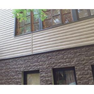 Виниловый сайдинг - серия LUX Блок-Хаус D4,7T,( под бревно) Кедр от производителя Docke по цене 525 р Виниловый сайдинг - серия LUX Блок-Хаус D4,7T,( под бревно) Кедр от производителя Docke по цене 525 р