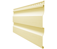 Виниловый сайдинг - серия PREMIUM D4,5D, (Корабельный брус) Банан