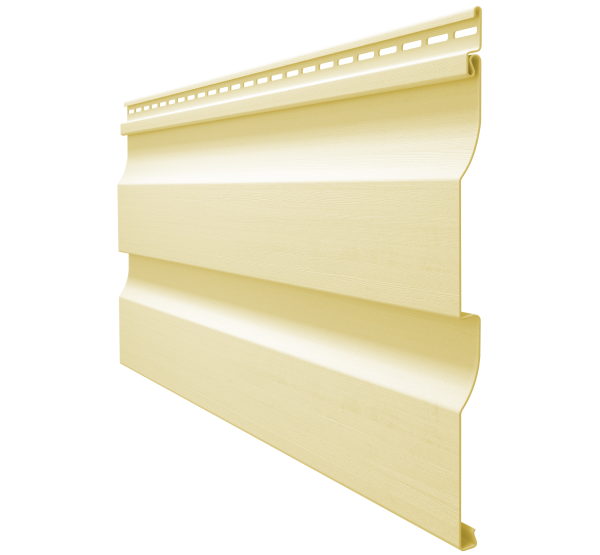 Виниловый сайдинг - серия PREMIUM D4,5D, (Корабельный брус) Банан от производителя  Docke по цене 320 р