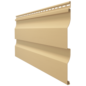 Виниловый сайдинг - серия PREMIUM D4,5D,(Корабельный брус) Карамель от производителя  Docke по цене 320 р