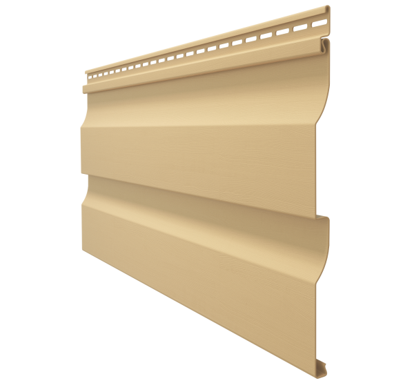 Виниловый сайдинг - серия PREMIUM D4,5D,(Корабельный брус) Карамель от производителя  Docke по цене 320 р