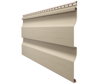 Виниловый сайдинг - серия PREMIUM D4,5D,(Корабельный брус) Крем-брюле