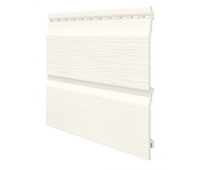 Виниловый сайдинг панель двойная Kerrafront Classic - White Виниловый сайдинг панель двойная Kerrafront Classic - White