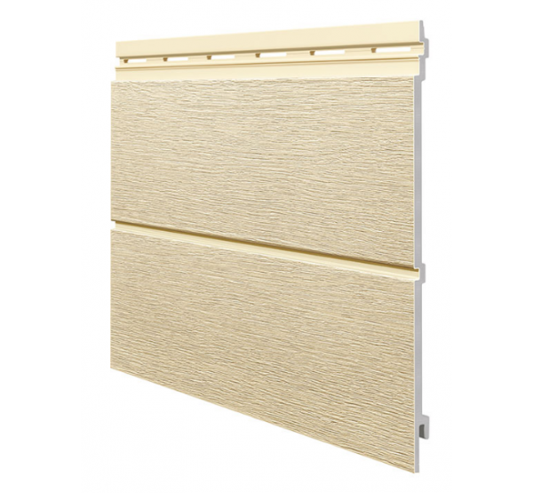 Виниловый сайдинг панель двойная Kerrafront Modern Wood - Beige от производителя Vox по цене 4 134 р Виниловый сайдинг панель двойная Kerrafront Modern Wood - Beige от производителя Vox по цене 4 134 р