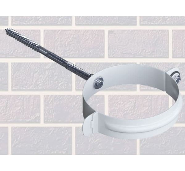 Хомут трубы Белый от производителя Альта-профиль по цене 202 р Хомут трубы Белый от производителя Альта-профиль по цене 202 р