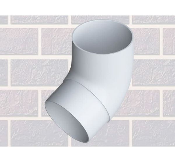 Колено трубы 67° Белое от производителя Альта-профиль по цене 137 р Колено трубы 67° Белое от производителя Альта-профиль по цене 137 р