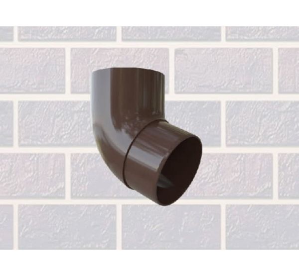 Колено трубы 67° Коричневое от производителя  Альта-профиль по цене 240 р