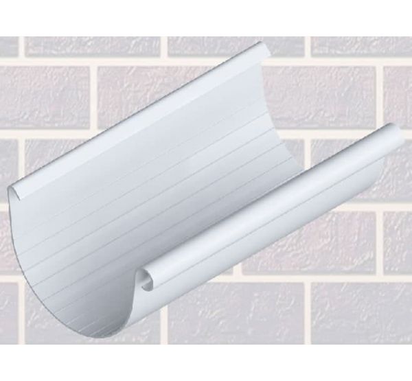 Водосточный желоб Белый 3м от производителя Альта-профиль по цене 550 р Водосточный желоб Белый 3м от производителя Альта-профиль по цене 550 р