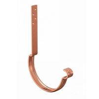 Крюк крепления желоба длинный модернизированный Медь 150/100 Крюк крепления желоба длинный модернизированный Медь 150/100