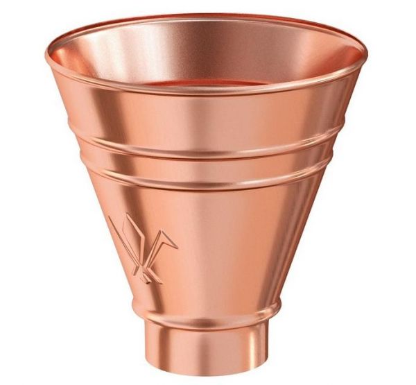 Воронка водосборная круглая Медь 125/90 от производителя Aquasystem по цене 12 795 р Воронка водосборная круглая Медь 125/90 от производителя Aquasystem по цене 12 795 р