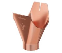 Воронка желоба Медь 125/90 Воронка желоба Медь 125/90