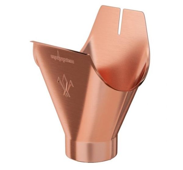 Воронка желоба Медь 125/90 от производителя Aquasystem по цене 3 709 р Воронка желоба Медь 125/90 от производителя Aquasystem по цене 3 709 р