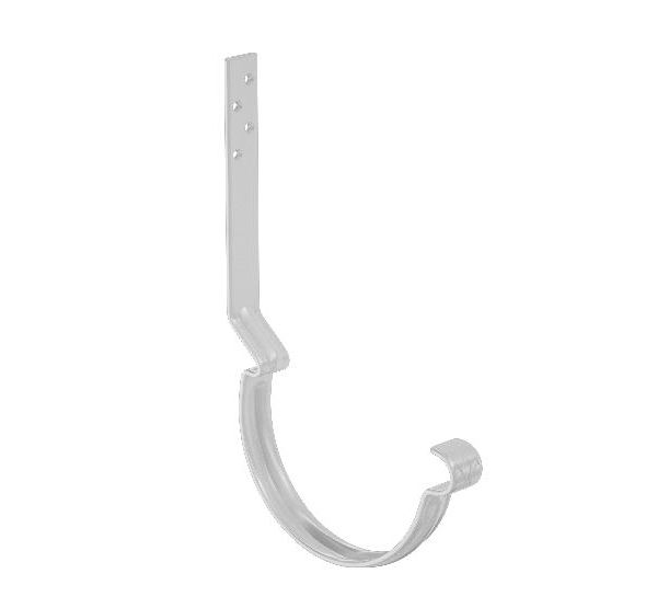 Крюк крепления желоба длинный модернизированный RAL 9003 Белый 125/90 от производителя  Aquasystem по цене 561 р