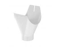 Воронка желоба RAL 9003 Белый 150/100