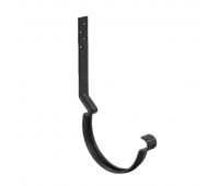Крюк крепления желоба длинный модернизированный RAL 9005 Чёрный 125/90 Крюк крепления желоба длинный модернизированный RAL 9005 Чёрный 125/90