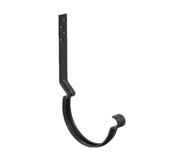 Крюк крепления желоба длинный модернизированный RAL 9005 Чёрный 125/90 от производителя Aquasystem по цене 408 р Крюк крепления желоба длинный модернизированный RAL 9005 Чёрный 125/90 от производителя Aquasystem по цене 408 р