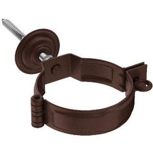 Декоративный хомут трубы под метиз с комплектом крепления RAL 8017 Коричневый matt 150/100 от производителя  Aquasystem по цене 1 365 р