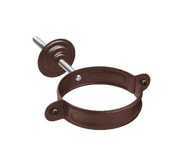 Комплект крепления трубы RAL 8017 Коричневый matt 150/100 от производителя  Aquasystem по цене 1 049 р