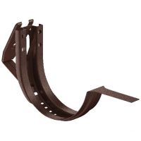 Крюк крепления желоба короткий регулируемый RAL 8017 Коричневый matt 125/90 Крюк крепления желоба короткий регулируемый RAL 8017 Коричневый matt 125/90