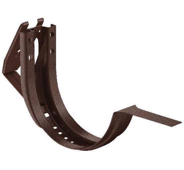 Крюк крепления желоба короткий регулируемый RAL 8017 Коричневый matt 150/100 от производителя  Aquasystem по цене 1 533 р